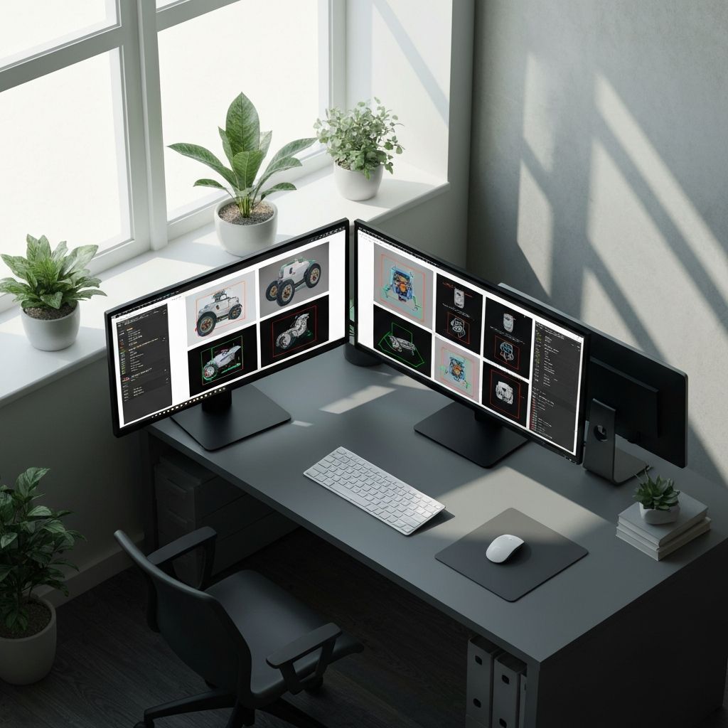 SHIRO data annotation workspace with dual monitors showing bounding box and polygon annotations for humanoid robot training data